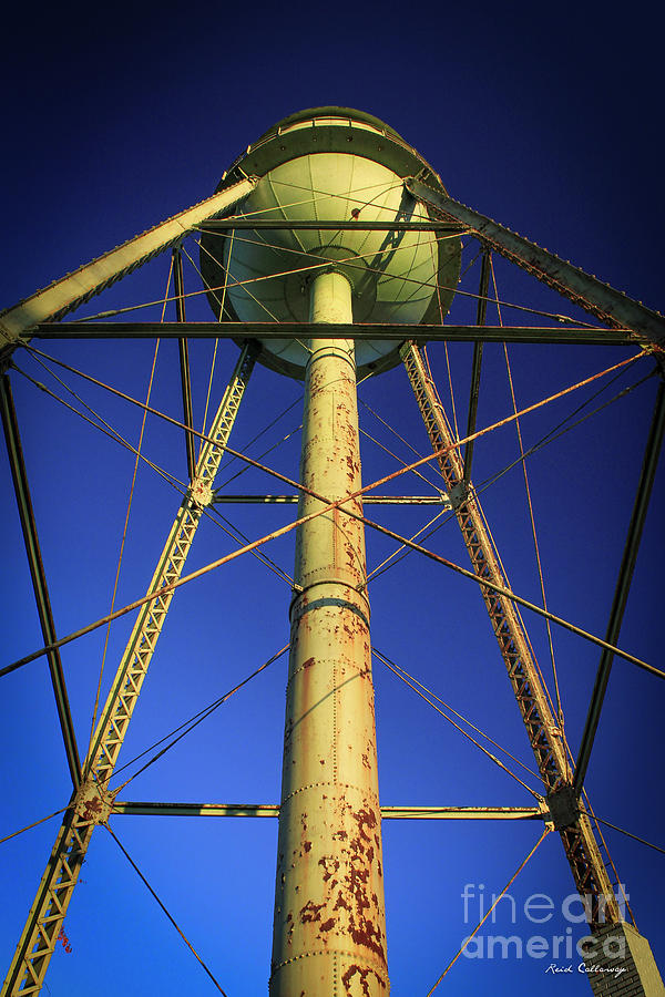 Faithful Mary Leila Cotton Mill Water Tower Art Photograph by Reid Callaway