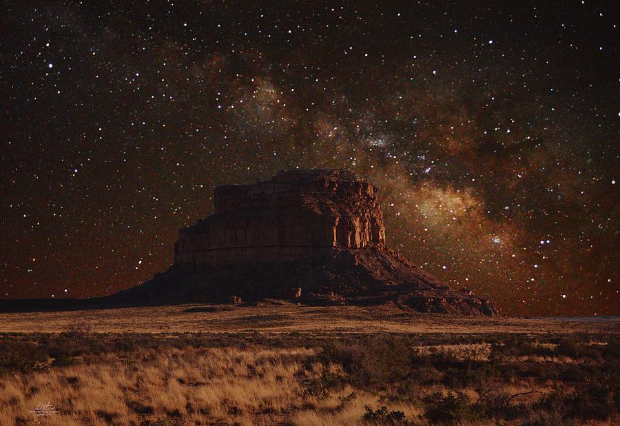 Fajada Butte at Chaco Canyon Photograph by Richard Estrada