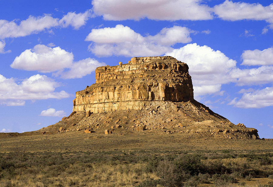 Fajada Butte, Chaco Canyon Photograph by Buddy Mays