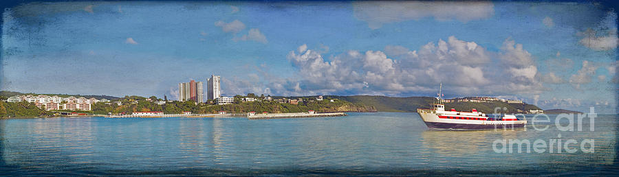 Fajardo Ferry service to Culebra and Vieques Panorama Photograph by