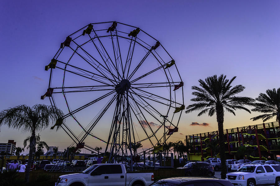 Fajitaville Ferris Wheel 2 Photograph by Leticia Latocki