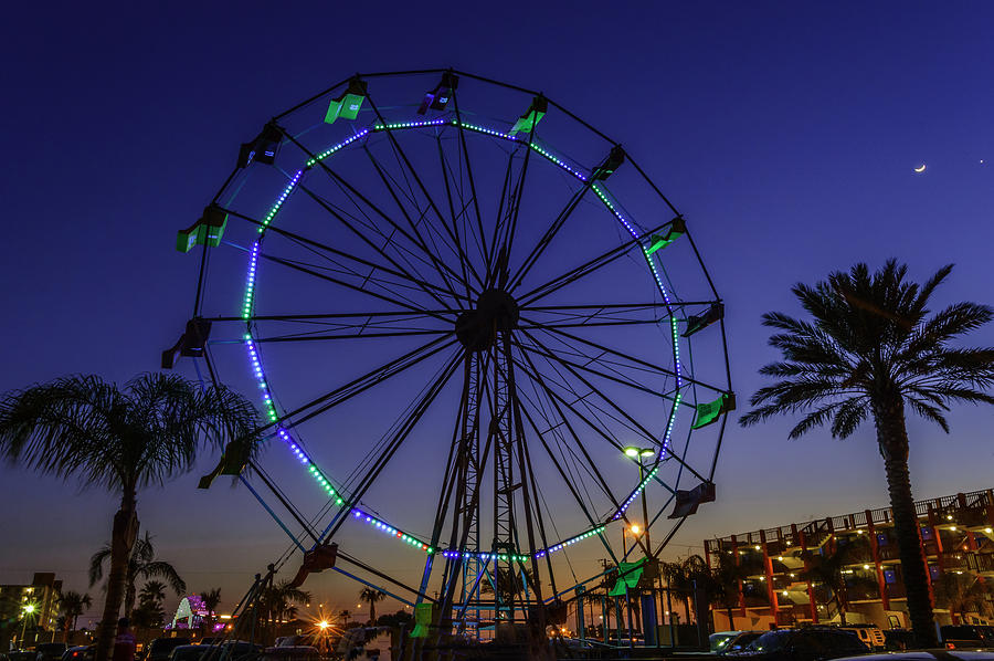 Fajitaville Ferris Wheel Photograph by Leticia Latocki