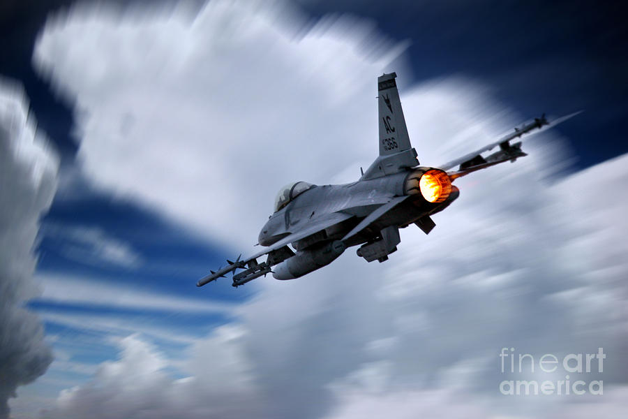 Falcon Burner Digital Art by Airpower Art