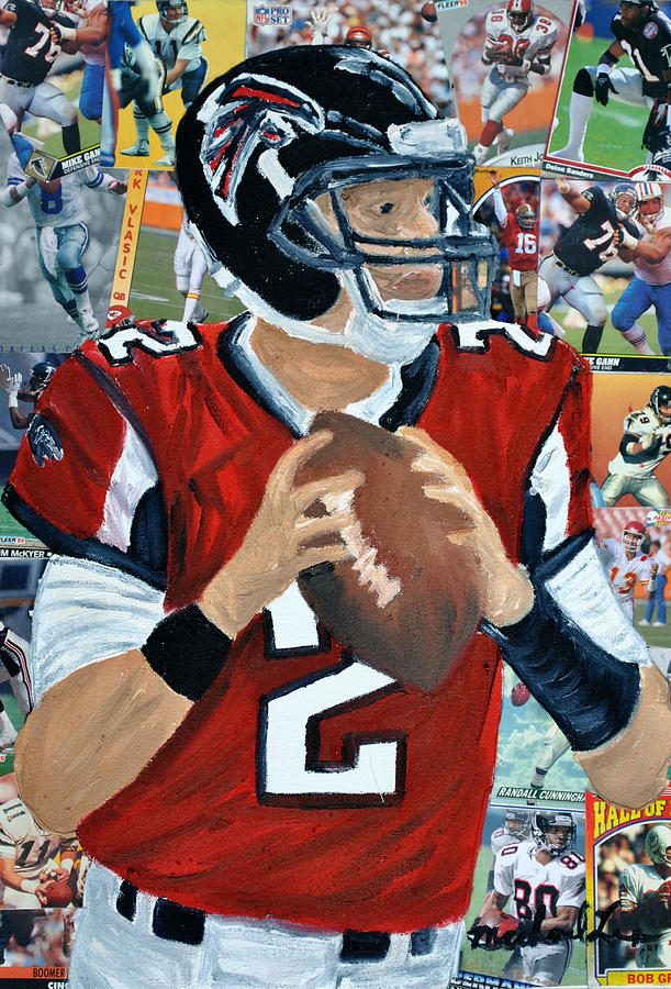 Braves Freeman Painting by Michael Lee - Pixels