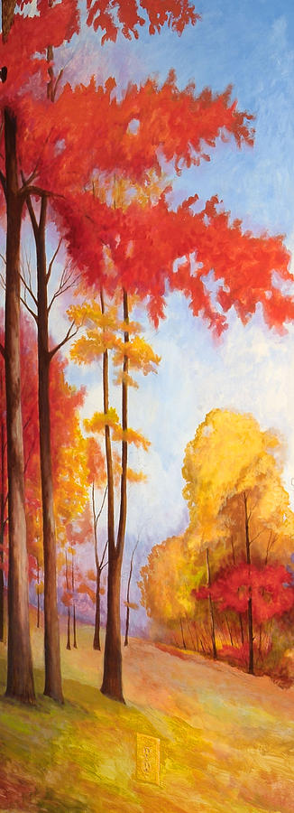 Fall - Mural Painting by Michael Scherer - Fine Art America