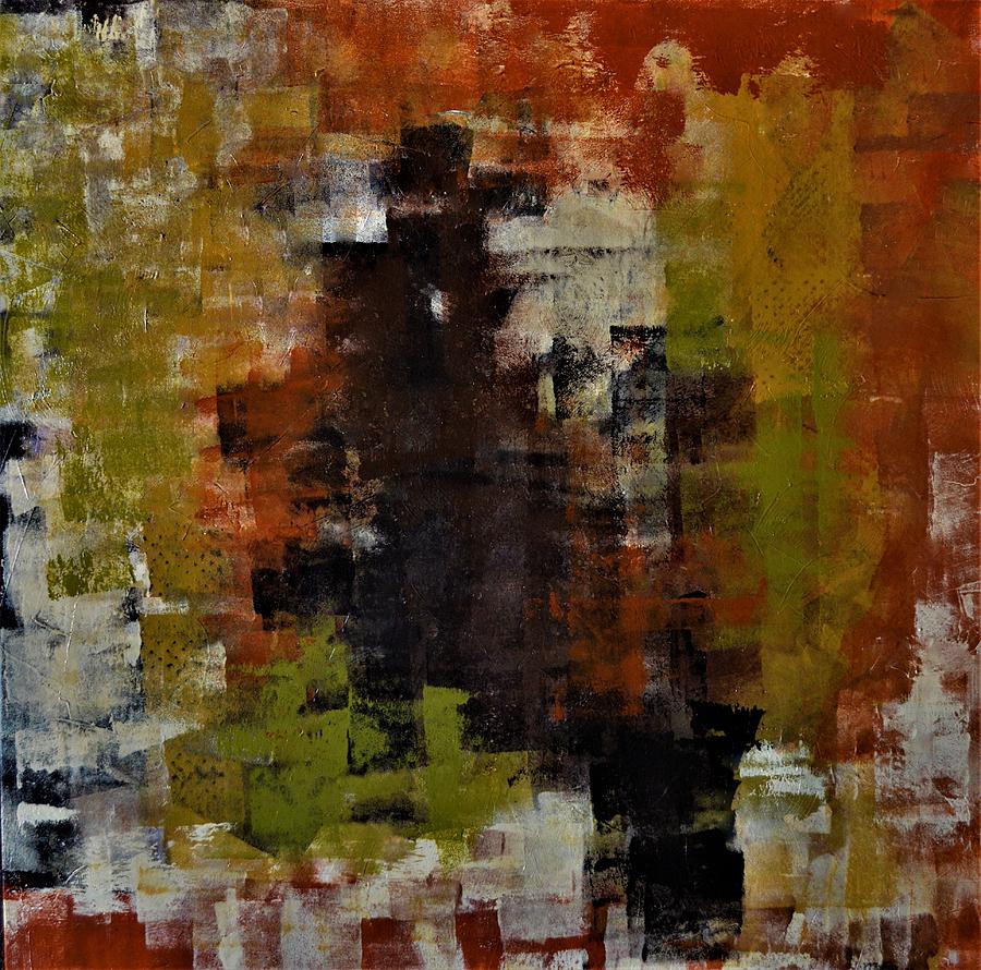 Fall Abstract Painting by Julie Wittwer