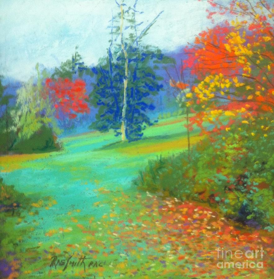 Fall across the field  Pastel by Rae  Smith PAC
