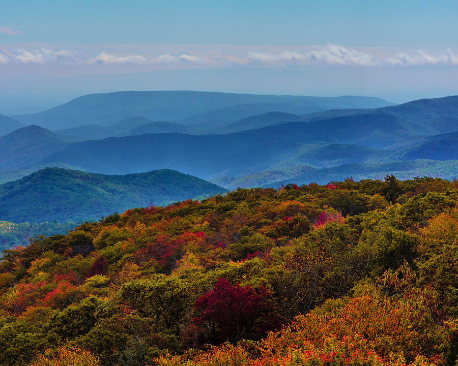 Fall Along the Blue Ridge Mountains by Chris Coffee Fall Along the Blue Ridge Mountains by Chris Coffee