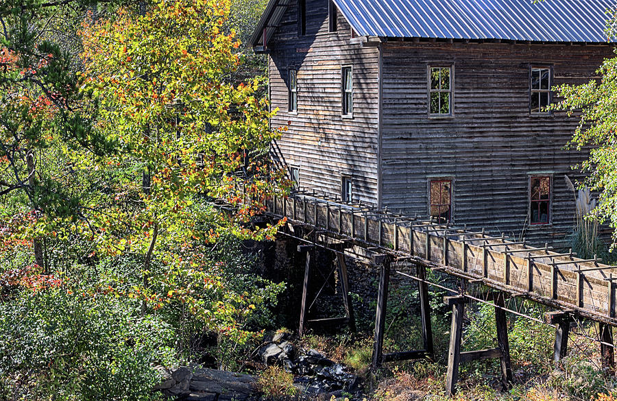 Fall at Beans Mill Photograph by JC Findley