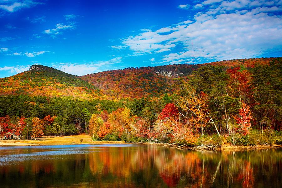 Fall at Cheaha Lake 4 Photograph by Patrick Moore - Pixels