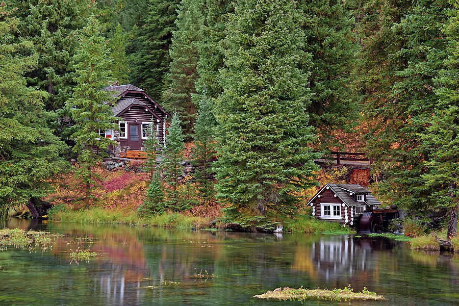 Fall at Johnny Sack Cabin Photograph by Brian Wartchow - Fine Art America