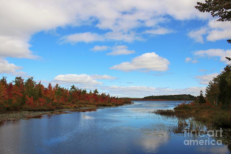 Fall at Little Indian Pond in Maine Photograph by Colleen Snow Fine Art America