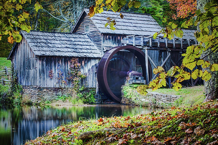 Fall at Mabry Mill Photograph by Janet Ballard - Fine Art America