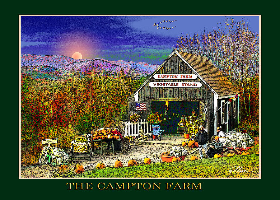 Fall at the Campton Farm Photograph by Nancy Griswold