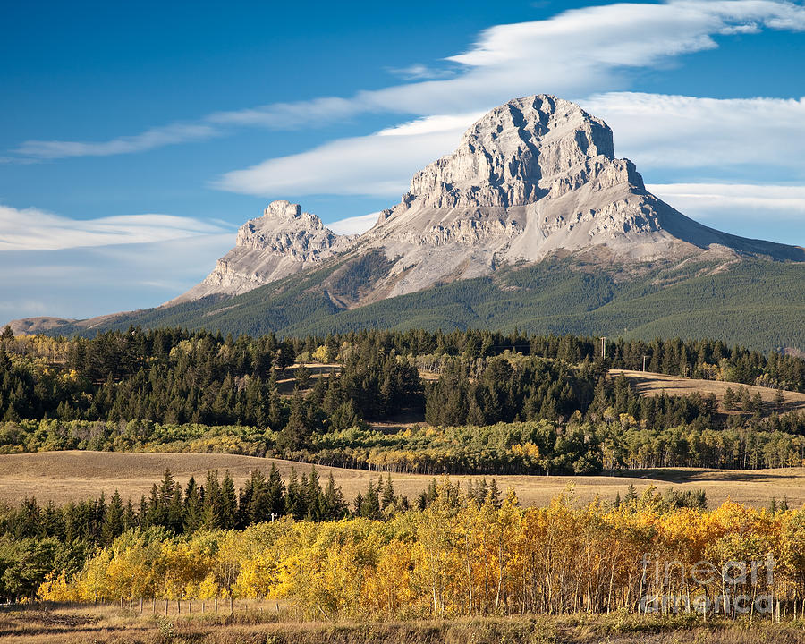 Mountain Photograph - Fall At the Crowsnest by Royce Howland