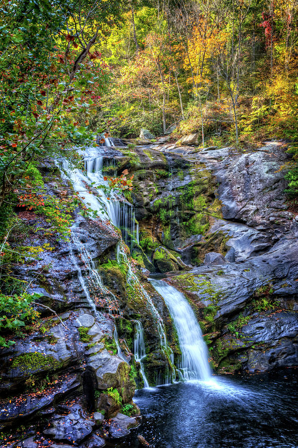 Fall at the Falls Photograph by Debra and Dave Vanderlaan