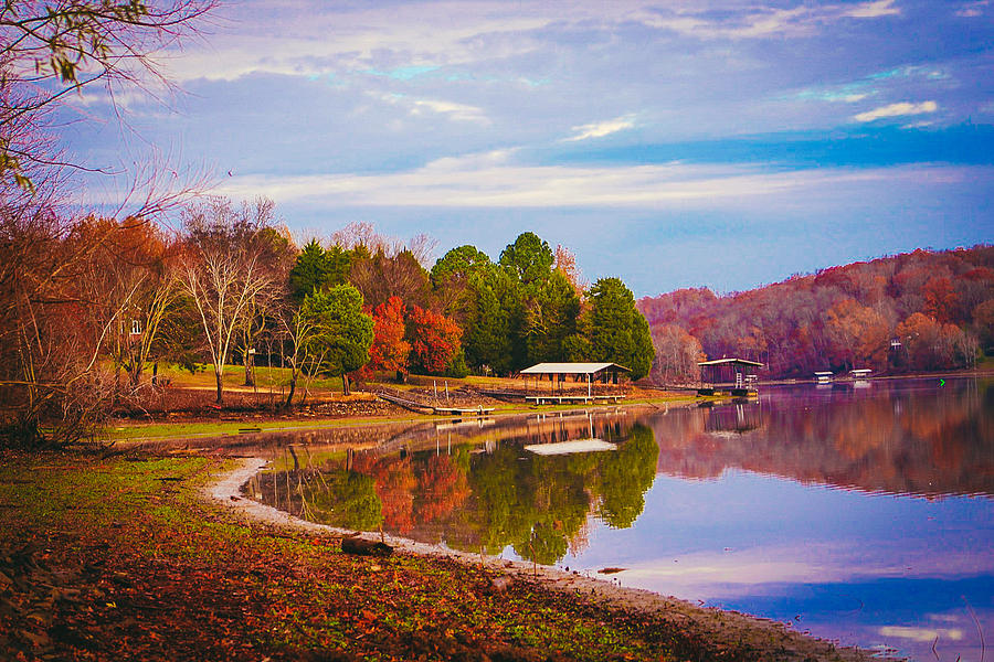 Fall at the lake Photograph by Jake Meadows - Fine Art America