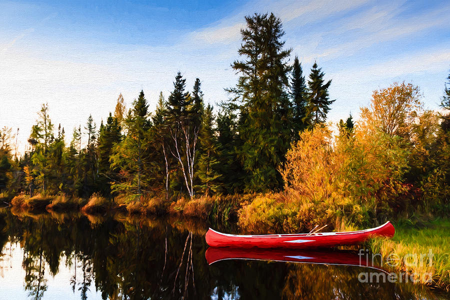 Fall at the Lake Photograph by Lori Dobbs