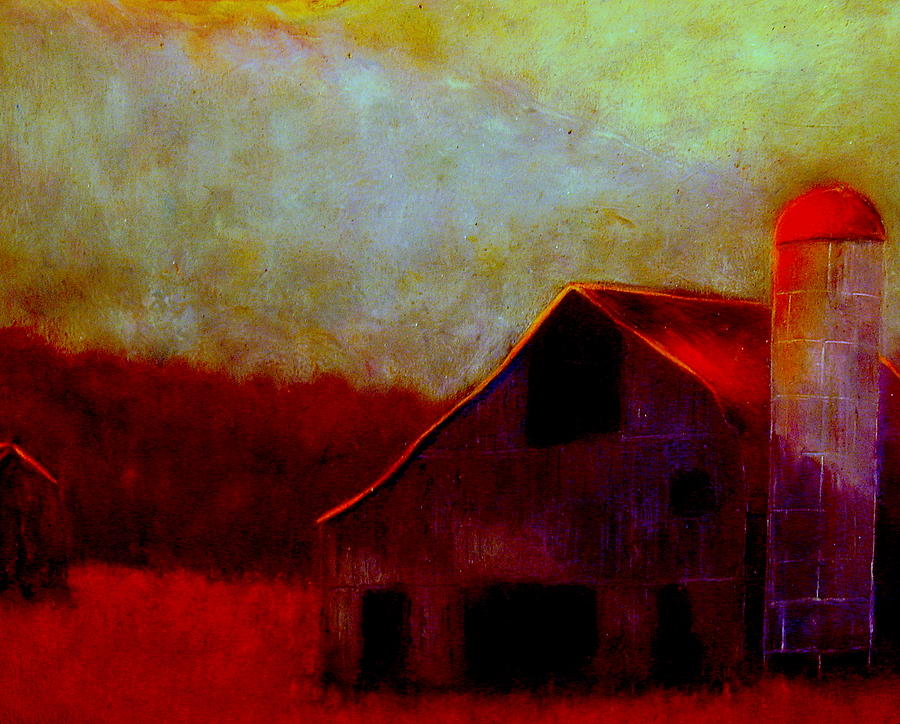 Fall Painting - Fall  Barn by Kent Whitaker