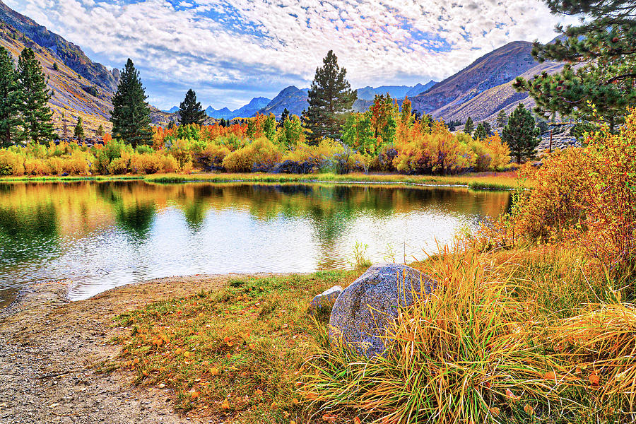 Mountain Photograph - Fall Beauty at Intake Lake by Lynn Bauer