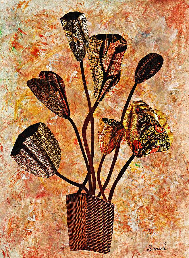 Fall Bouquet Mixed Media by Sarah Loft
