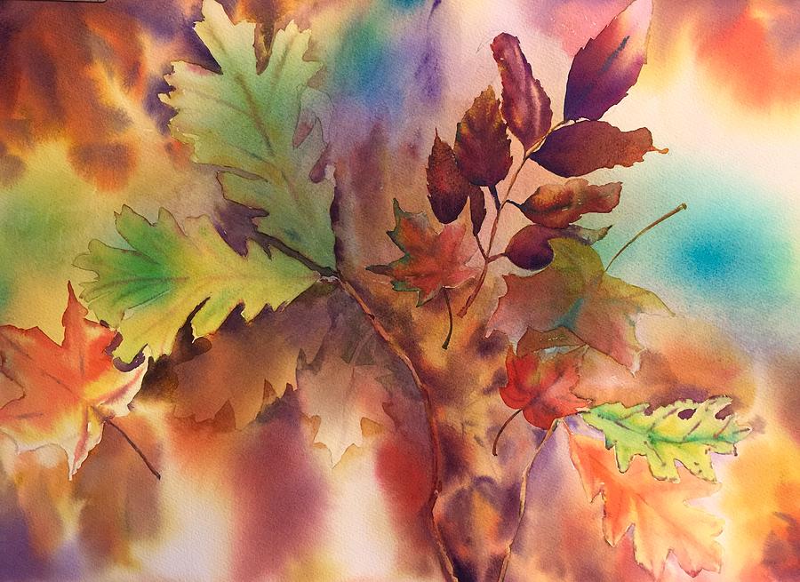 Fall Bouquet Painting by Tara Moorman
