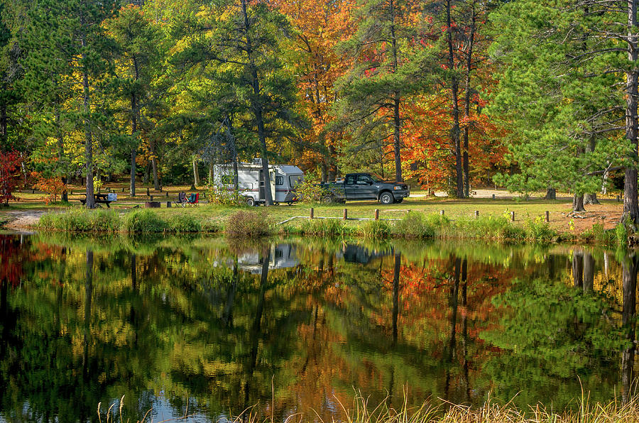 Fall Camping Photograph by Gary McCormick