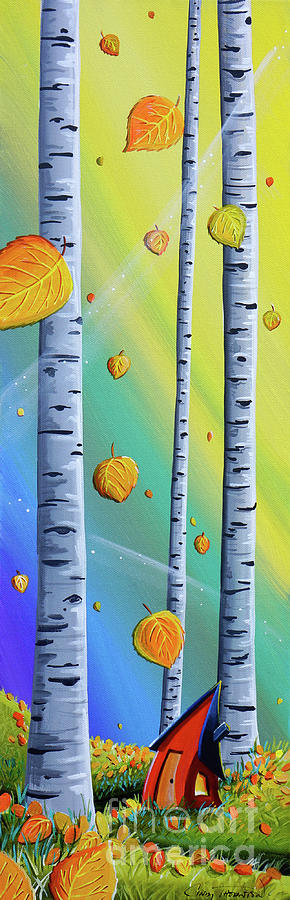 Fall Painting by Cindy Thornton