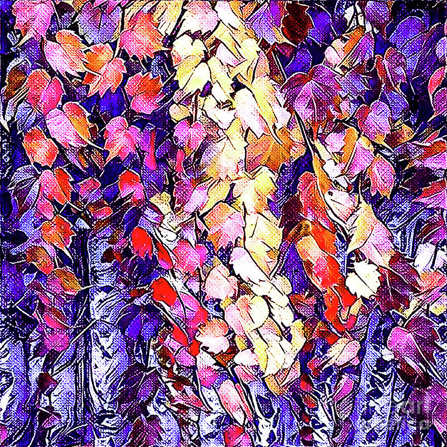 Leaves Of Change 8 Mixed Media by Toni Somes