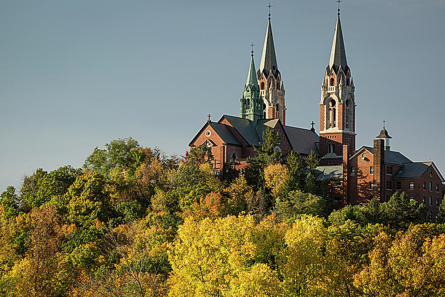 Fall Colors At Holy Hill Photograph by Jeffrey Ewig