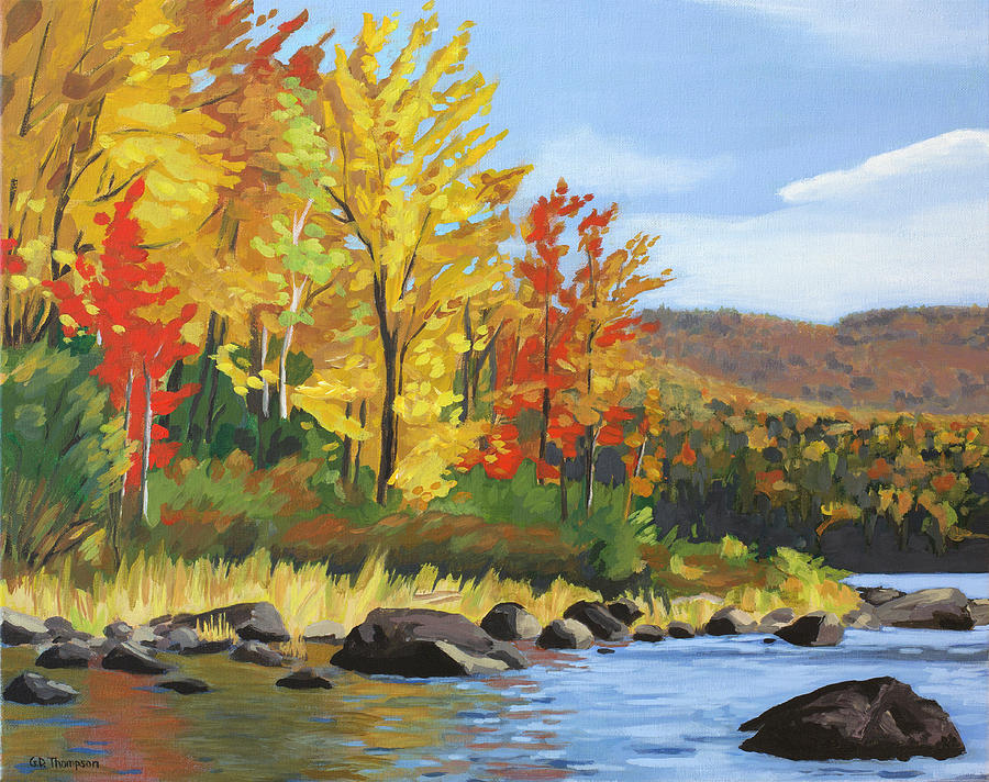 Fall Painting - Fall Colors by Gisele D Thompson