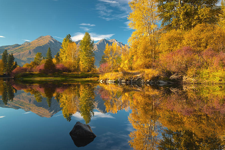 Fall Colors in Leavenworth Photograph by Yoshiki Nakamura