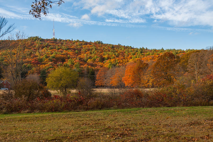 Fall Colors on Great Blue Hill Photograph by Brian MacLean