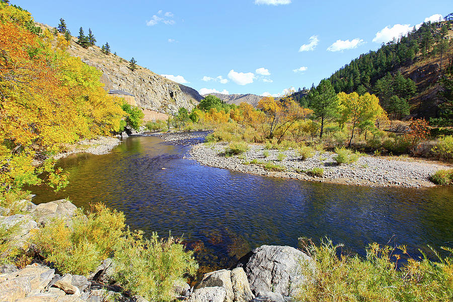 Fall Colors On The Poudre Photograph by James Steele