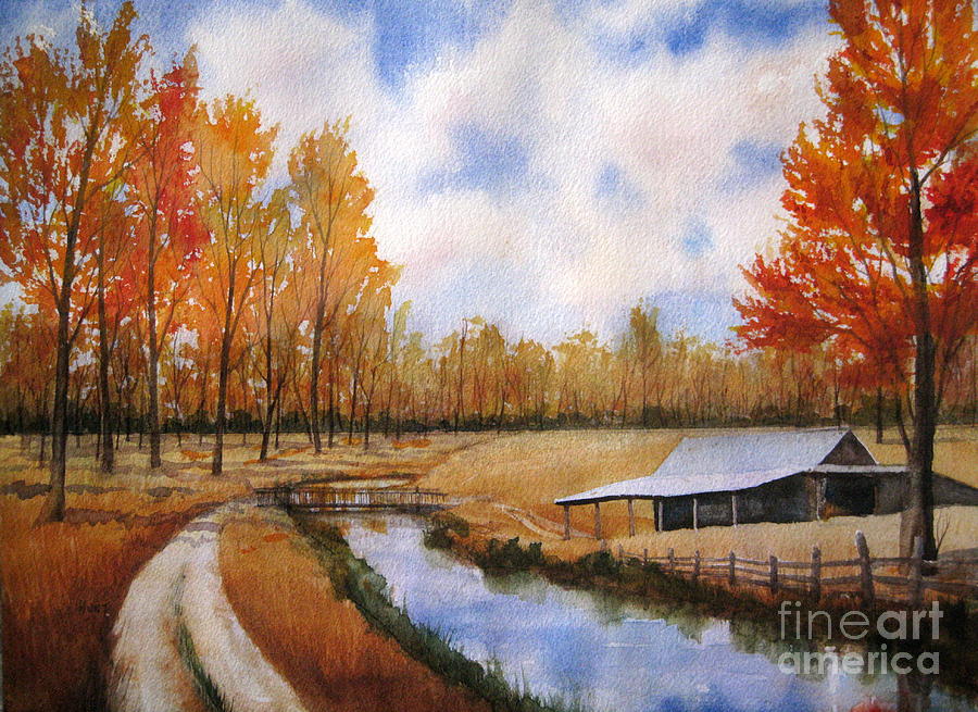 Fall Colors Painting by Shirley Braithwaite Hunt