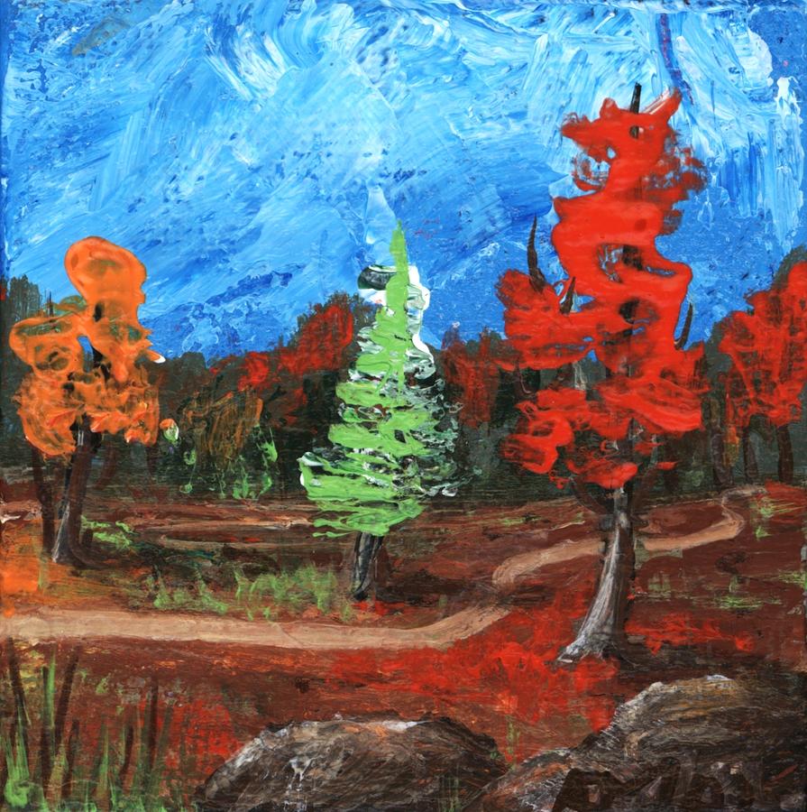 Fall Colours #2 Painting by Anastasiya Malakhova