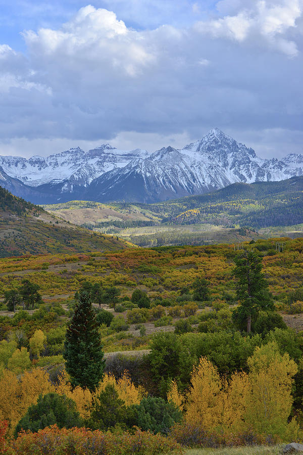 Fall Comes to Dallas Divide and Mt. Sneffels Photograph by Ray Mathis