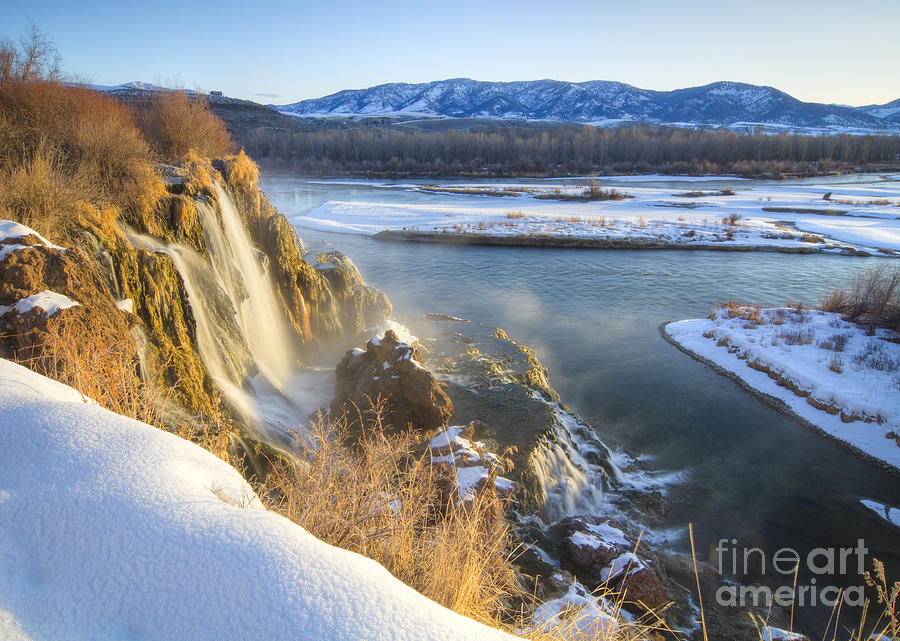 Fall Creek Winter Photograph by Idaho Scenic Images Linda Lantzy