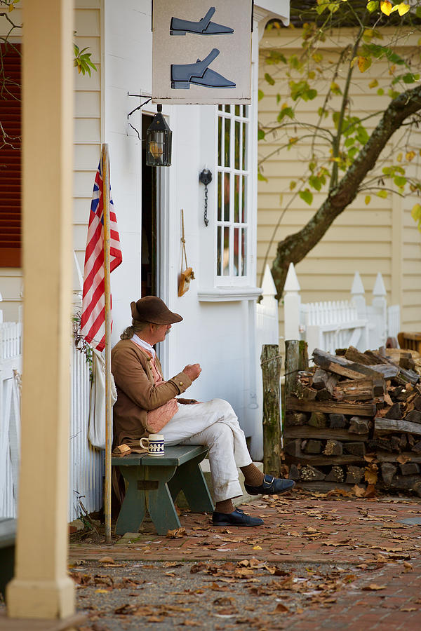 Fall Day at the Shoemakers Shop Photograph by Rachel Morrison