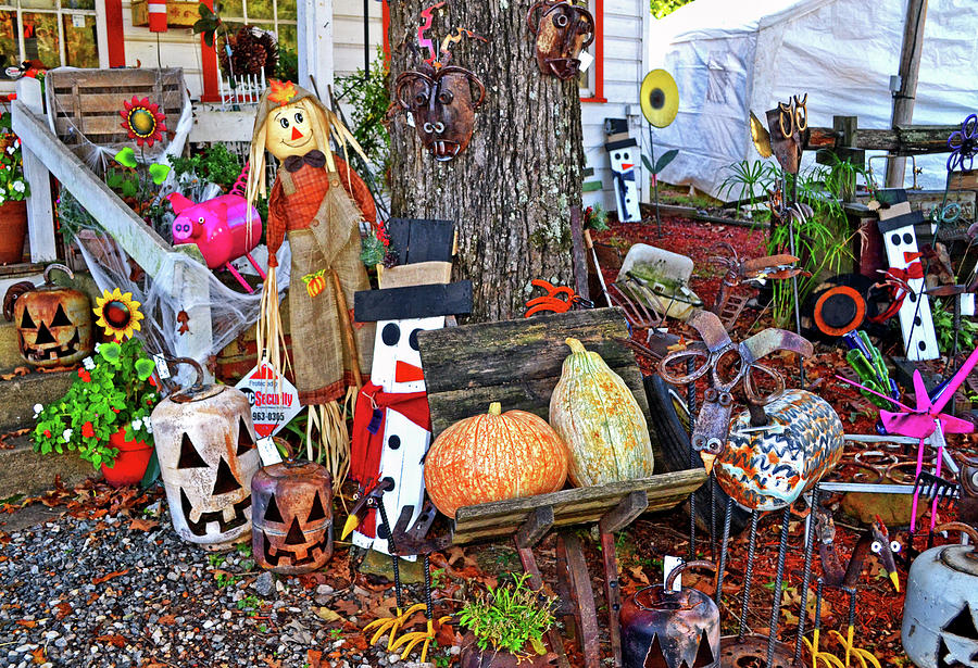 Fall Decorations 002 Photograph by George Bostian