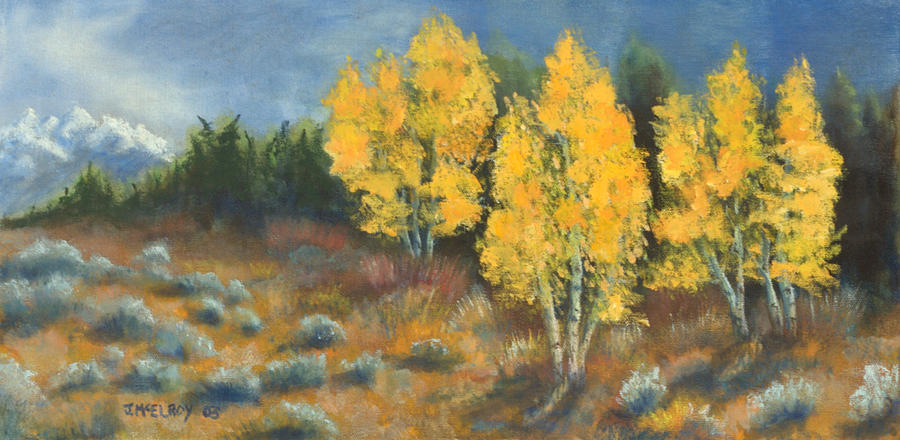Fall Delight Painting by Jerry McElroy