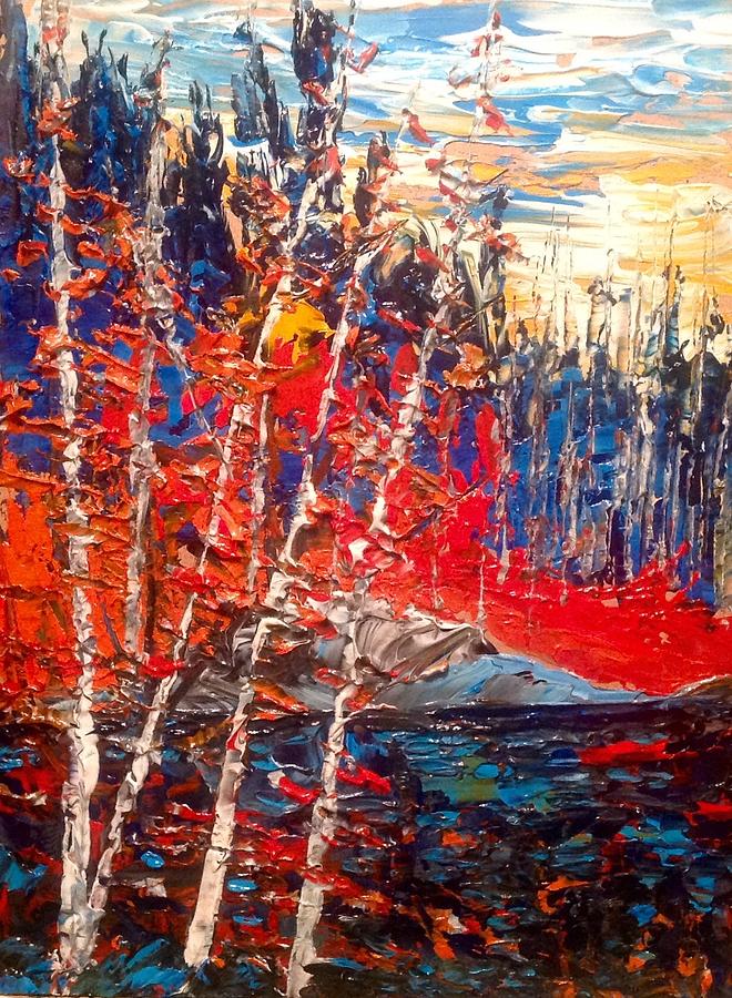 Fall Painting by Desmond Raymond