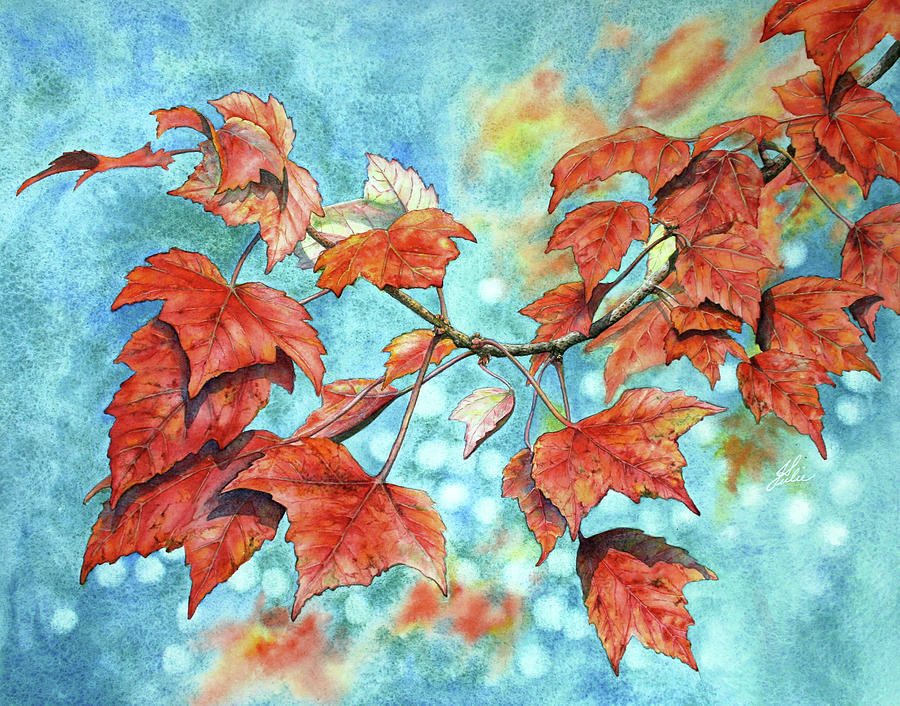 Fall Essence Painting by Julie Senf