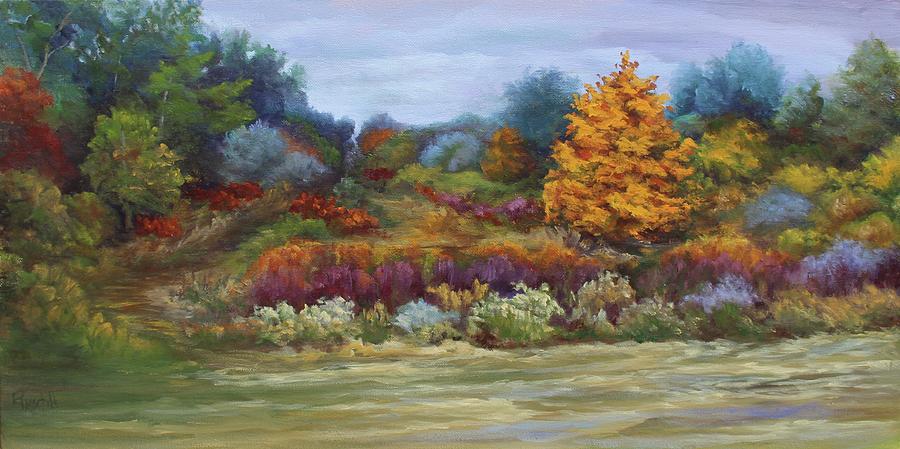 Fall Fantasy Painting by Rebecca Hauschild