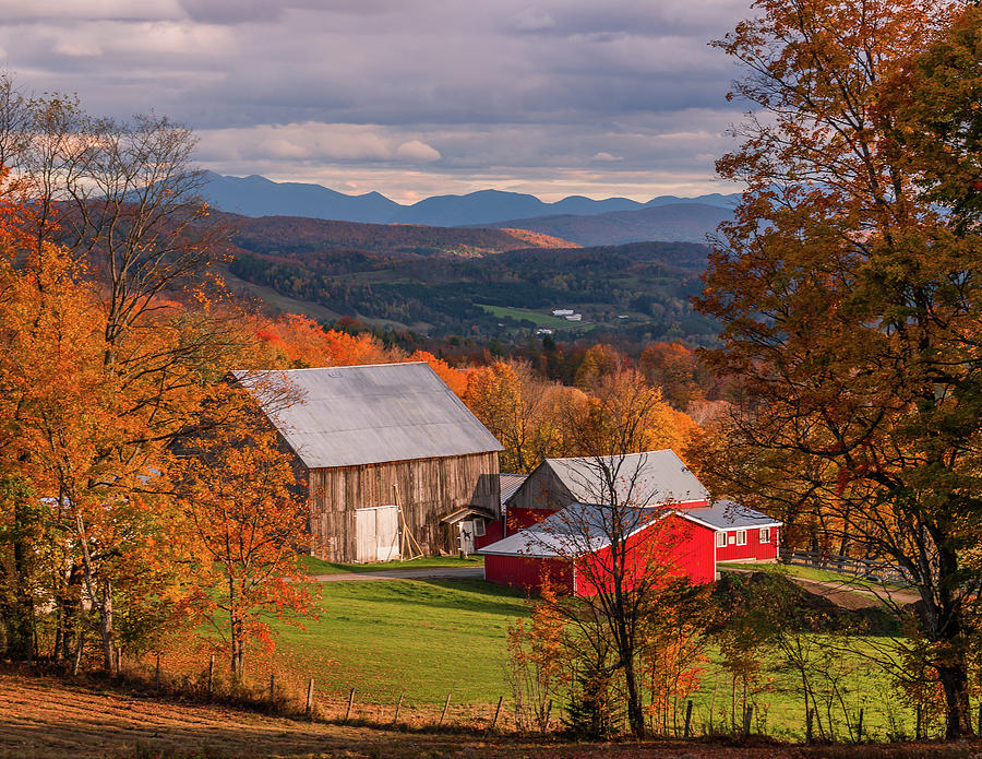 Fall Farm Photograph by Tim Kirchoff