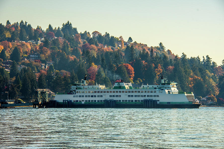 Fall Ferry Rides To Vashon Island Photograph by Matt McDonald