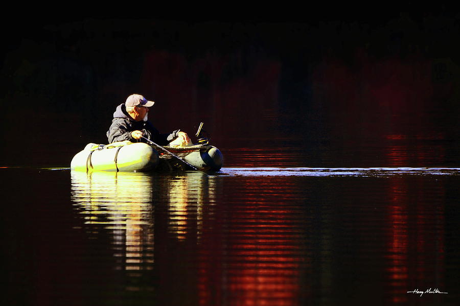 Fall Fisherman Photograph by Harry Moulton