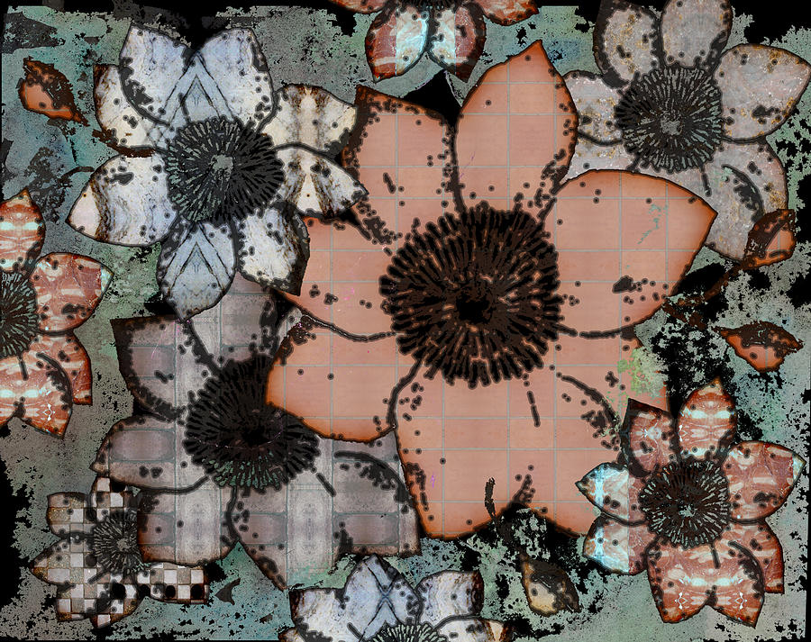 Fall Flowers Digital Art by Arline Wagner