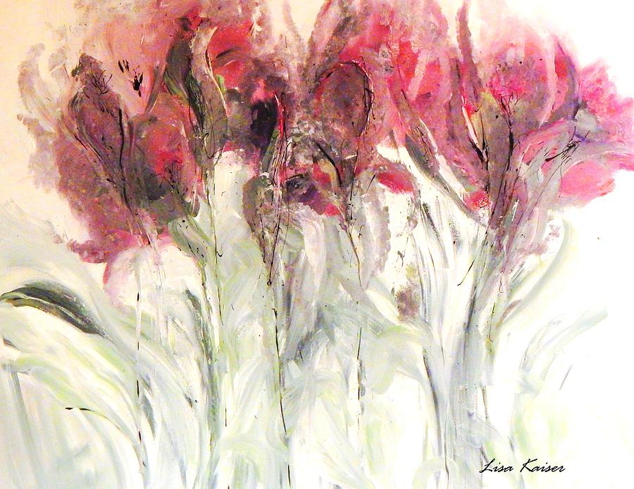 Fall Flowers Bloweth Painting by Lisa Kaiser