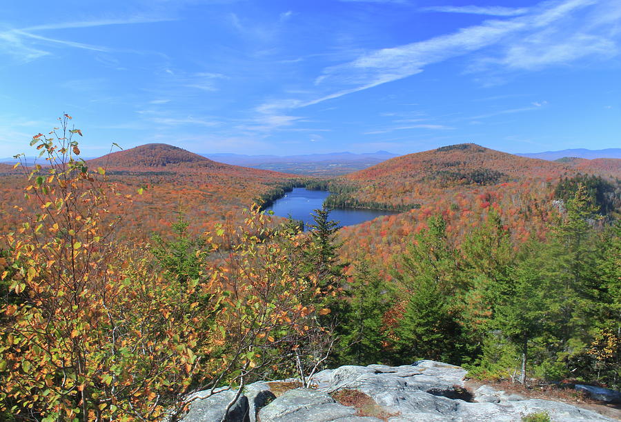 Fall Foliage at Owls Head Groton State Forest Photograph by John Burk